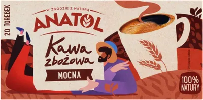 Zdjęcie produktu dla Anatol kawa zbożowa mocna - expressowa 84g Delecta