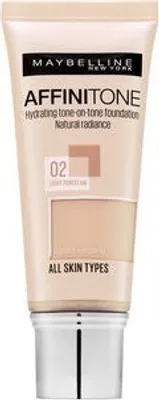 Obrázok produktu pre Maybelline Affinitone Hydrating tone-on-tone Foundation tekutý make-up s hydratačným účinkom 02 Light Porcelain 30 ml