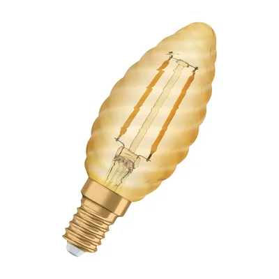 Obrázek produktu pro Žárovky OSRAM LED, Vintage Edition, náhradní 22 W, E14, tvar B, 2400 Kelvinů, teplé komfortní světlo, čiré sklo, jednotlivé balení
