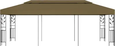 Produktbild von vidaXL Pavillon 6x3 m Taupe 180 g/m²