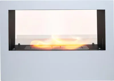 Produktbild von Moritz Ethanol Kamin 100x30x70 weiß mit 3,5 Liter Edestahl Ethanolbrenner Feuerstelle