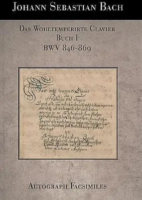 Produktbild von Das wohltemperierte Klavier Band 1 BWV846-BWV869