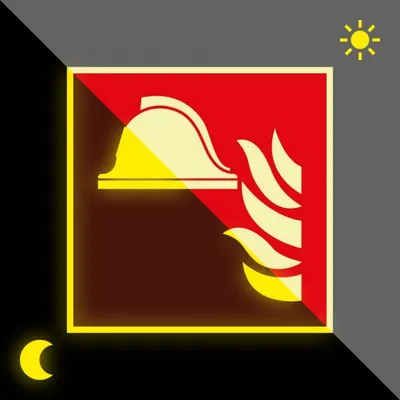 Produktbild von Aufkleber | PERMALIGHT power langnachleuchtend Brandschutzzeichen Brandbekämp...
