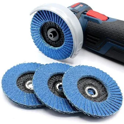Immagine prodotto di Set comprendente 5 dischi abrasivi - 75 x 10 mm - grana 60, 80, adatti per 10,8, 10,8, 12 V 12 76 - Accessori per levigatrici per acciaio e legno e levigatrici portatili a batteria.