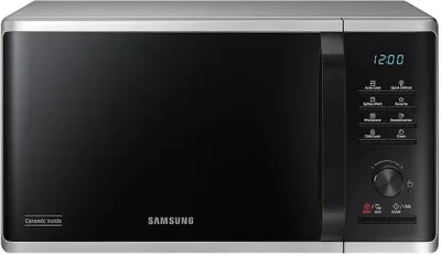 Immagine prodotto di Samsung MS23B3515AS, piano di lavoro, solo microonde, 23 l, 1150 W, display integrato, LED