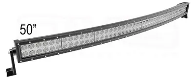 Immagine prodotto di Barra LED curva da 127 cm, 288 W (faro a LED) con illuminazione bianca direzionale, 12 V/24 V