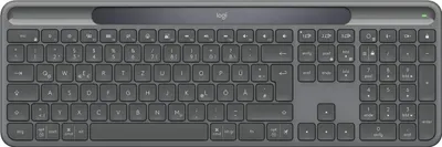 Image de Logitech 920-013773, sans fil RF + Bluetooth, clavier QWERTZ, graphite