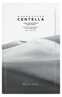 Produktbild von SKIN1004 Centella Tone Brightening Mask, Maske für mehr Ausstrahlung, Frauen, Mischhaut, trockene Haut, normale Haut, Aufhellend, Beruhigend, Blätter, 25 ml