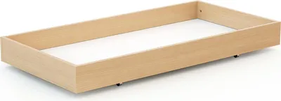 Zdjęcie produktu dla WEBABY - Szuflada ROLO do łóżeczka dla dziecka, wymiar 60 x 120 cm, wykonana z buki, lakierowana