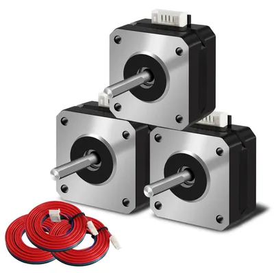 Schrittmotor Nema 17, 3 Stück, 42x23 mm, 1,0 A, 1,8°