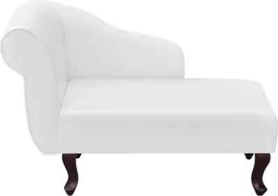 Produktbild von vidaXL Chaiselongue Weiß Kunstleder