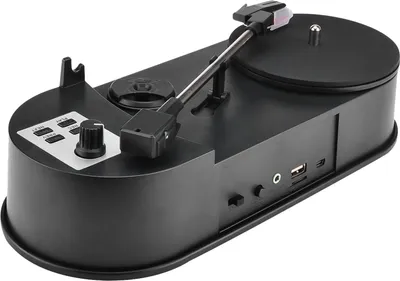 Produktbild von převodník z gramofonu LP 33/45 PRM na MP3, převodník z vinylu na MP3, gramofon s 5 V DC adaptérem se slotem na micro SD kartu