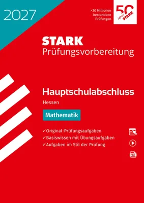 Produktbild von STARK Mathematik - Hauptschulabschluss 2027 Hessen - Prüfungsvorbereitung