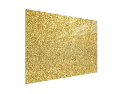 Image de Planche à découper en verre 40x30 or