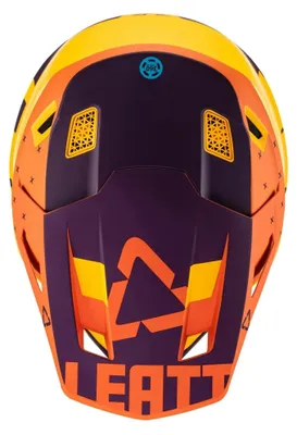 Image de Visière orange/indigo pour casque de moto LEATT 7.5 V23