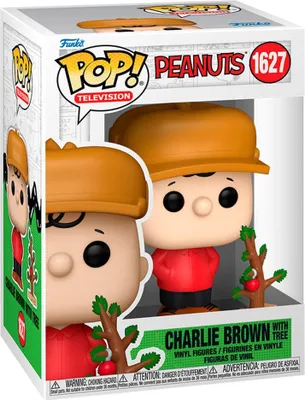 Obrázok produktu pre Popová figúrka Charlieho Browna s vianočným stromčekom, 4-palcová zberateľská