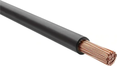 Immagine prodotto di Cavo HELU H07V-K 1X16mm² BK (nero) Conduttore singolo PVC nero AD 8,1mm Tensione nominale Uo/U 450V/750V - 1 metro