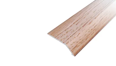 Obrázek produktu pro AP3 nájezdová lišta samolepící ACARA, hliník + dýha nelakovaná dub, 8 mm, 2,7 m