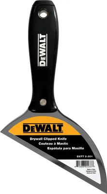 Produktbild von DEWALT Spezial Gipskarton Fugenspachtel 30° Abweichung Nylon-Griff 152mm 2-201