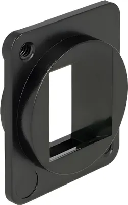 Produktbild von DELOCK Keystone Halterung 1 Port D-Typ (XLR) schwarz