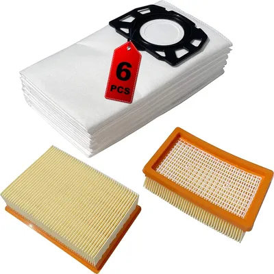Produktbild von INF Staubbeutelfilter für Kärcher WD4 WD5 WD6p WD5p WD6p Premium MV4 MV5 MV6
