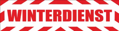 Produktbild von INDIGOS UG - Magnetschild "Winterdienst " mit Rahmen 45 x 12 cm - Magnetfolie für Auto / LKW / Truck / Baustelle / Firma
