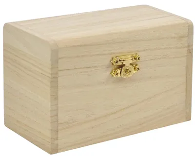 Produktbild von Schatzkistchen 13 x 7 x 8 cm aus Holz