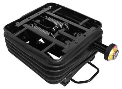 Imagen del producto de Silla colgante, sistema de suspensión de doble resorte, riel ajustable, color