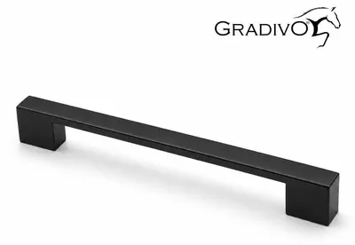 Produktbild von Möbelgriff Küchengriffe Schrankgriff Bügelgriff Schubladengriffe 112 Schwarz 160 - 192 mm