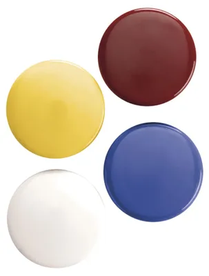 Zdjęcie produktu dla Magnetoplan 16664, Magnes na tablicę, Różne kolory, 4 szt.