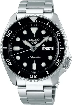 Produktbild von SEIKO Herren Sport Armbanduhr 5 SRPD55K1 Edelstahl Automatik 10 Bar Wasserdicht Durchmesser 43mm
