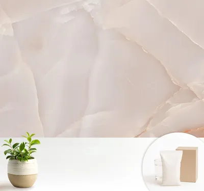 Produktbild von Fototapete  - 104x70 cm - Tapete - Wandtapete - Wandbilder  - Dekofolie - Tapete Folie - Wand - Dekoration - Wohnzimmer - Rosa Marmor