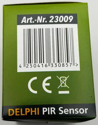 Immagine prodotto di DELPHI rilevatore di movimento 160° LED bianco adatto 250V~ da incasso