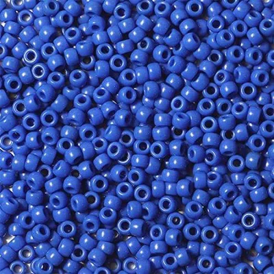Produktbild von Ponyperlen 6 x 9 mm - 1000 Stück in Blau für Schmuck und Bastelarbeiten