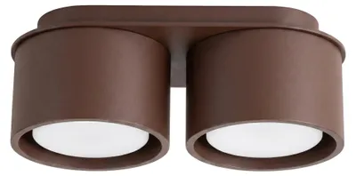 Immagine prodotto di Plafoniera MODO 2 marrone Gx53 2xGx53 10W in alluminio 8x10x21 cm Sollux Lighting