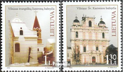 Produktbild von Briefmarken Litauen 2005 Mi 881-882 (kompl.Ausg.) postfrisch Kirchen