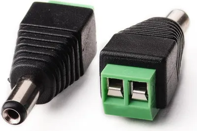 Produktbild von DC BNC Cinch Klinke Steckverbinder Stecker Buchse Adapter Kupplung Schraubklemme - Typ: DC - Variante: DC Stecker - Menge: 1 x Stecker