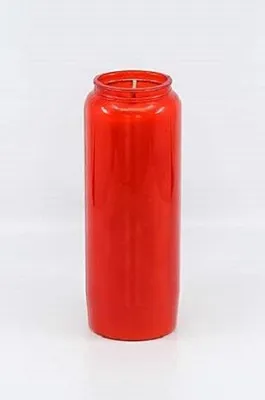 Produktbild von St. Jakobs Grabkerzen Nr. 9 rot, Ewigöllicht, Grablicht, Öllichter, Grablampe, Grableuchte, Grabgestaltung, Brenndauer bis zu 9 Tage, 60 Stück
