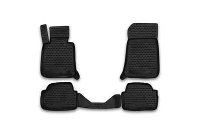Image de ELEMENT Tapis de sol 3D en caoutchouc compatibles avec BMW 1 series, 2004-2011 | 4 pièces