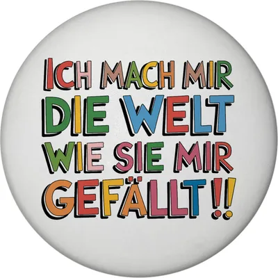 Produktbild von Ich mach mir die Welt wie sie mir gefällt Magnet mit Flaschenöffner