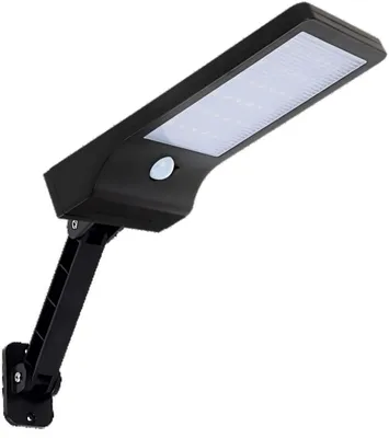 Produktbild von LUXULA Solar LED-Wandleuchte, PIR-Sensor, kaltweiß