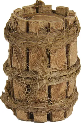 Produktbild von Krippenzubehör Holzfass Ø 2 cm für Weihnachtskrippe Deko