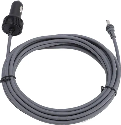 Obrázok produktu pre Napájací kábel DC do auta, 16 stôp, 12 V-24 V, 18 AWG, odolný voči vode, napájací kábel do cigaretového zapaľovača pre mini satelitnú anténu, obytný automobil, nákladné vozidlo, loď, sivý