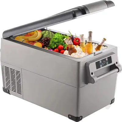 Obrázek produktu pro Autonomní chladnička, objem 35 litrů, rozsah teplot -20 °C až 20 °C, napájení 12 V stejnosměrným proudem, hmotnost 7 kg, kompatibilní s obytnými vozy a jachtami