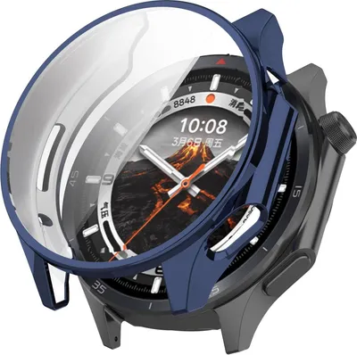 Immagine prodotto di Per OnePlus Watch 3 placcato copertura completa TPU Watch Case Blue