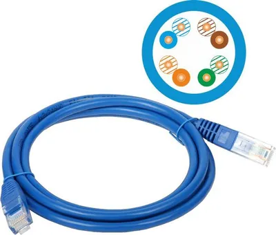 Obrázek produktu pro Alantec kku5nie2 síťový kabel 5 m cat5e u/utp (utp) modrý