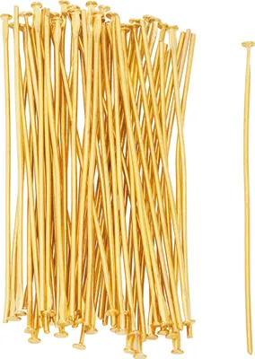 Produktbild von Stifte für Zauberperle, ca. 50mm, 50 Stück Gold