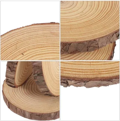 Produktbild von Gartenpflastersteine und Trittplatten aus Holz in Scheitform für handgefertigte Wege im Außenbereich, witterungsbeständig und für Innenräume geeignet