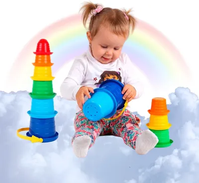 Image de Pyramide - Kit bac à sable - 6 éléments, pour enfants TEH2674