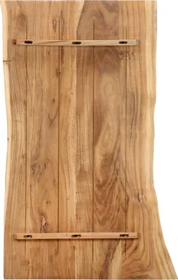 Immagine prodotto di Piano del Tavolo in Legno Massello di Acacia 100x(50-60)x2,5 cm